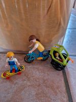 Playmobil Set Familie Fahrrad Skateboard Niedersachsen - Winsen (Aller) Vorschau