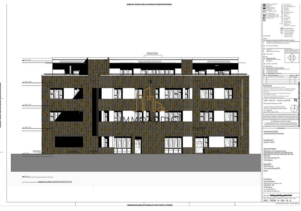 Neubau - Erstbezug - Praxisetage im modernen Ärztehaus zu vermieten in Berlin