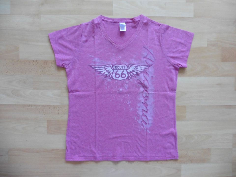 Damen Shirt pink Gr. M, Route 66 in Sande