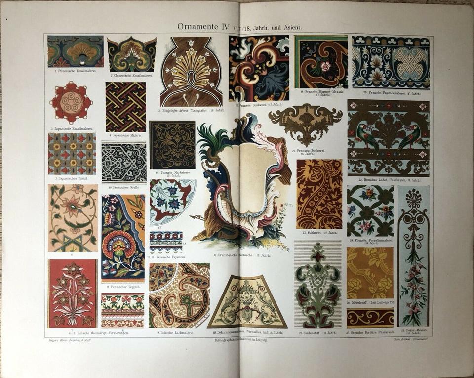 Original Vintage Drucke Bilder Abbildungen Poster von 1880-1900 in Greifswald