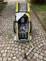 Fahrradanhänger Thule Chariot Einsitzer grün (+ Baby Hängematte) Thüringen - Erfurt Vorschau