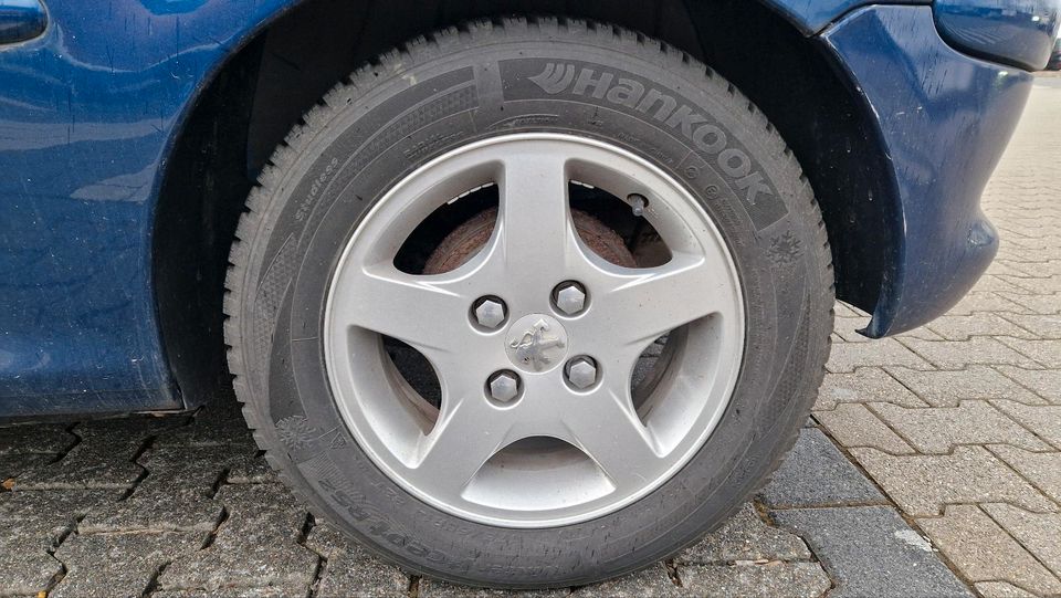 Peugeot 206 Winterräder DOT 1321 original ALUs Hankook in Weil der Stadt