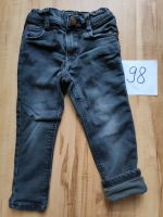 Schwarze gefütterte Jeans / Thermohose von Topolino - Gr. 98 Dresden - Briesnitz Vorschau