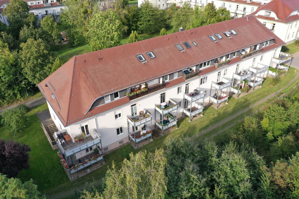 Anlegen in grüner Idylle: Vermietete 2-Zimmerwohnung in Oschatz in Oschatz
