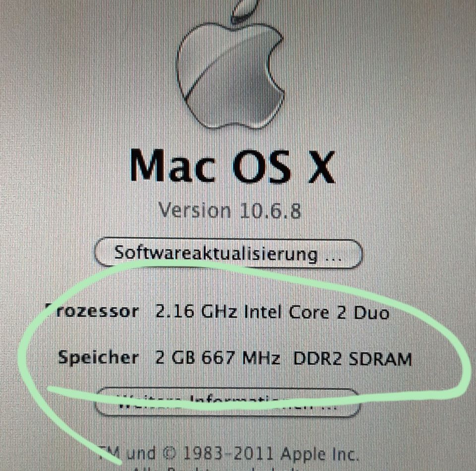Appele Macbook PRO 2.2 in Leipzig
