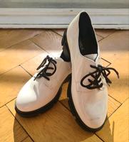 Schuhe schwarzweiß Lack plateau Halbschuhe Loafer 36 Berlin - Wilmersdorf Vorschau