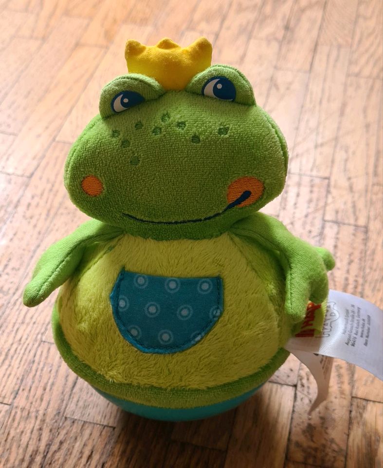 Babyspielzeug - Stehauffigur / wackelnder Froschkönig von Haba in Bremen