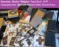 Konvolut Kirche/Religion:Ges-bücher,Zettel,Bronzekreuz,Papst-Buch Nordrhein-Westfalen - Willich Vorschau