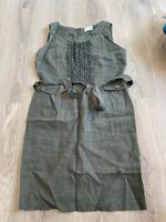 Oui Kleid Khaki grün 38 M Volants Gürtel Knöpfe Bayern - Kahl am Main Vorschau