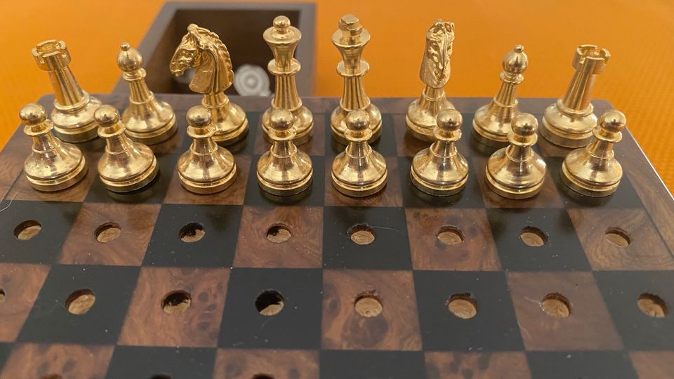 Miniatur Schachspiel in Riesa