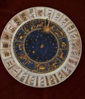 Venezianische Planeten Uhr, Sternzeichen Teller zum aufhängen Bayern - Bad Feilnbach Vorschau