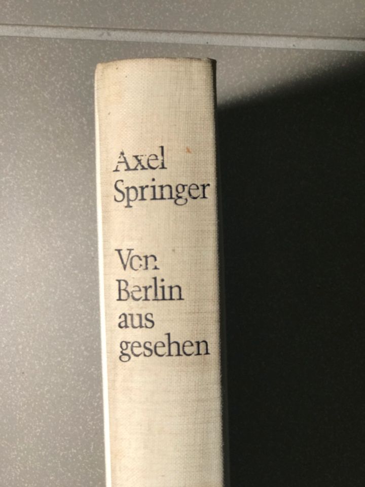 Axel Springer Buch mit Original Unterschrift von 1971 in Hamburg