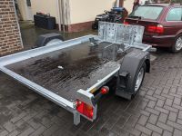 1300kg gebremster Motorradtrailer Motorradanhänger PKW Anhänger Niedersachsen - Ostrhauderfehn Vorschau