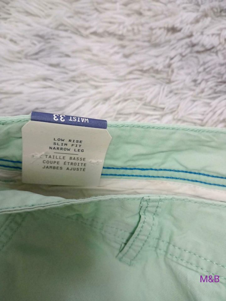 Esprit kurze Sommer Hose short W 33 XL 42 44 lindgrün neu in Eisenach