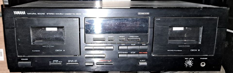 Yamaha Natural Sound Stereo Double Cassette Deck KX-W 392 in Hamburg