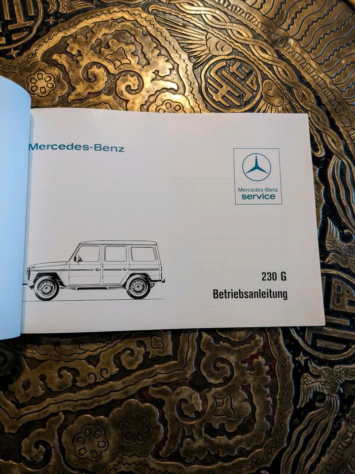 Mercedes 230 G Modell Werkstatt Handbuch Betriebsanleitung NOS in Selters