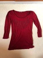 Orsay Pullover Shirt 3/4 Arm rot Ornament Muster Berlin - Spandau Vorschau