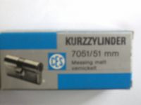 5 x Ces-Kurzzylinder 7051/51 mm neu, zusammen für 15 € Nordrhein-Westfalen - Oberhausen Vorschau