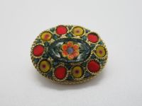 Millefiori Brosche Mikromosaik Blume Muster Italien vintage Niedersachsen - Goslar Vorschau