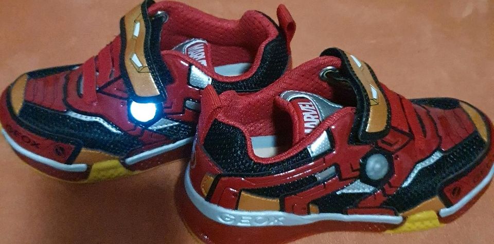 Geox Sneakers Iron Man, *Neu MARVEL Black/Red in Illingen