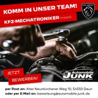 KFZ-Mechatroniker in Vollzeit (m/w/d) bei Automobile Junk Daun Rheinland-Pfalz - Daun Vorschau