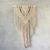 Wandbehang Wandschmuck Makramee mit Holzstamm braun 50 cm Bochum - Bochum-Wattenscheid Vorschau