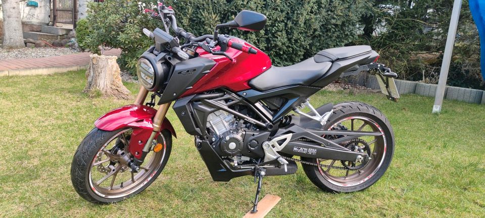 Honda CB 125 R, EZ 06/23, Extras, neuwertig, Garantie in Königs Wusterhausen