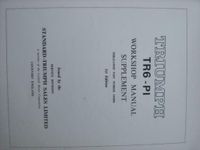 ORIGINAL TRIUMPH TR6-PI WORKSHOP MANUAL 1st EDITION Niedersachsen - Rinteln Vorschau