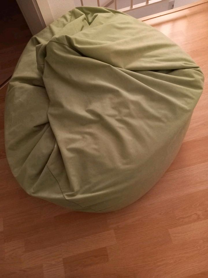 Sitzsack XXL Microfaser Apfelgrün incl. Inlett in Naunhof