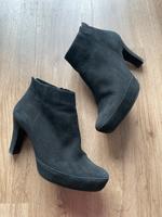 Unisa Stiefelette Gr. 37 in Schwarz Nubuk Leder Nordrhein-Westfalen - Kempen Vorschau