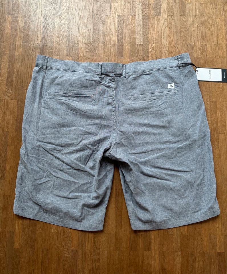 Shorts kurze Hose Jack & Jones grau blau Neu in Obrigheim