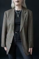 Vintage Blazer oversized oversize Karo kariert 80s 80er Niedersachsen - Lüneburg Vorschau