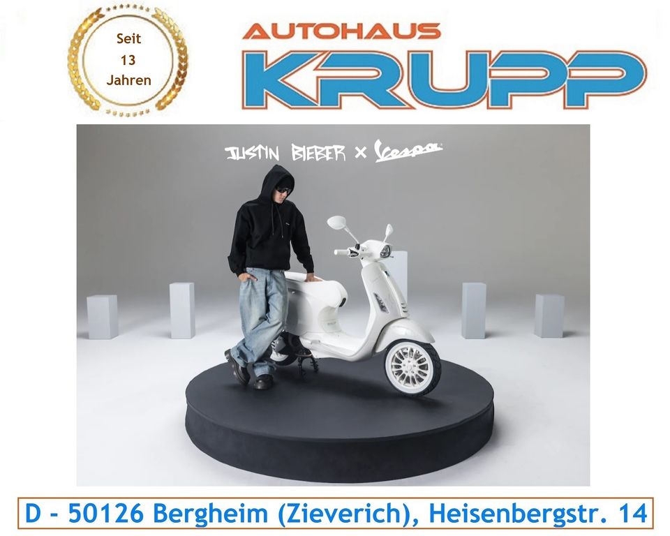 -700 € unter UPE: Piaggio Vespa Sprint 50 Justin Bieber X Edition in Bergheim