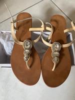 Sandalen Zehentrenner Gr. 41 Hallhuber neu Echtleder Nordrhein-Westfalen - Hattingen Vorschau