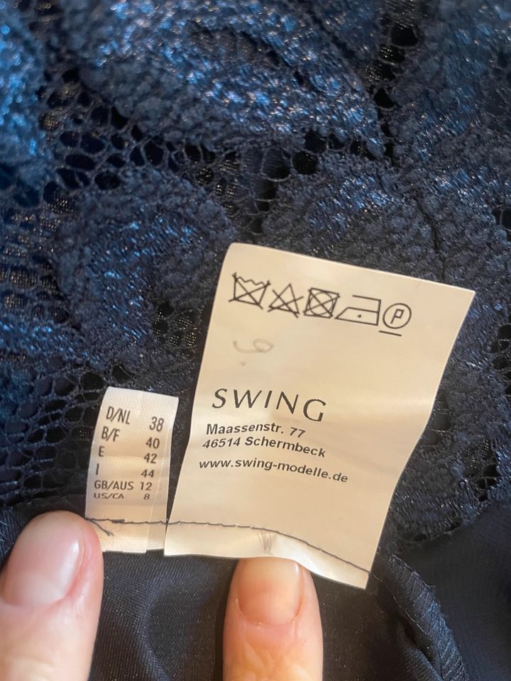 Abendkleid Swing blau Größe M (38) in Barsinghausen