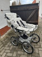 Teutonia Kinderwagen „elegance“ weiss Leder Sachsen-Anhalt - Lützen Vorschau