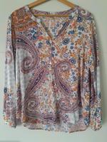 Sommerbluse Tunika Shirt Größe M 38 Soyaconcept orange blau weiß Baden-Württemberg - Pfinztal Vorschau