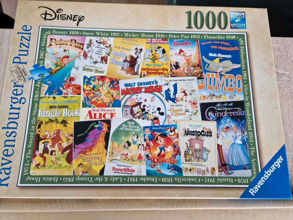Ravensburger Puzzle 1000 Teile Vintage Poster Disney in Elmshorn