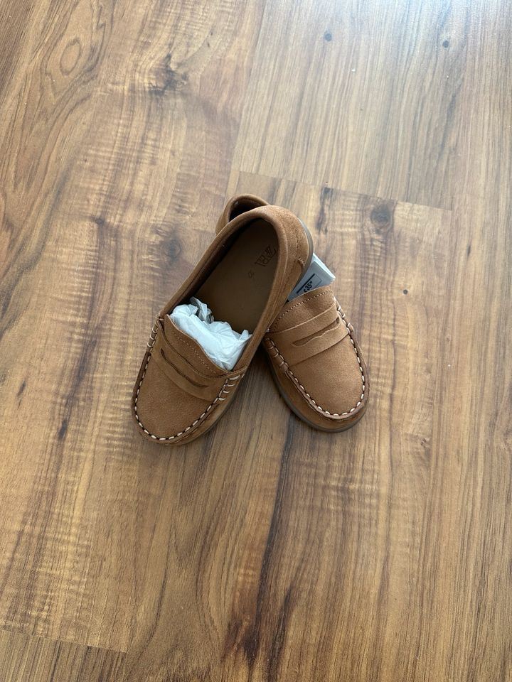 Zara Jungen Schuhe Mokassin cognac Gr.27 neu mit Etikett in Hannover