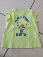 Benetton Mädchen T-Shirt hellgrün Gr. 82 cm (80) - NEU Hessen - Weilmünster Vorschau
