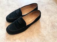 Original Chanel Loafers Pumps Schuhe 38 Wildleder suede schwarz Rheinland-Pfalz - Trier Vorschau