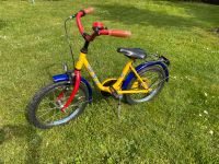 Fahrrad 16 Zoll gelb rot top / gute Ausstattung Dresden - Pieschen Vorschau