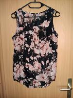 Colloseum Sommer Bluse Shirt Schwarz Blumen Gr. S Thüringen - Hermsdorf Vorschau