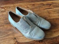 Cox Halbschuhe Silber Gr. 38 Bayern - Fürstenfeldbruck Vorschau