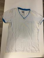 FSBN:Shirt weiß mit blauen Streifen Kragen/Ärmeln,Größe XS,Kurzar Hessen - Friedberg (Hessen) Vorschau