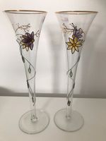 2 Sektflöten Tiffany Nagel Glas Germany TOP Zustand Bayern - Freising Vorschau