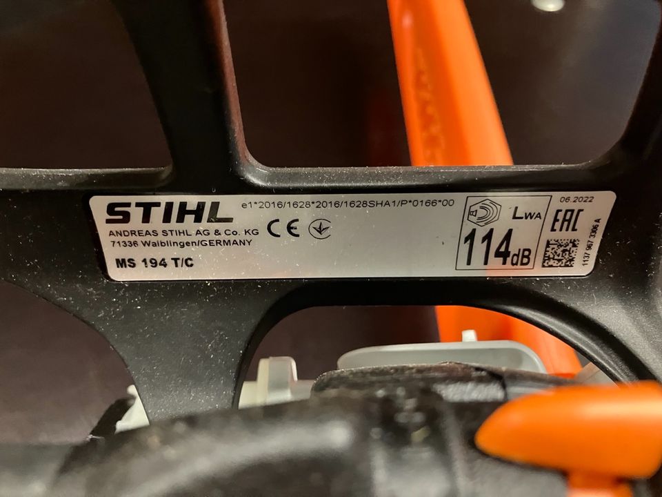 Stihl 194 t Einhandsäge in Mehlbek