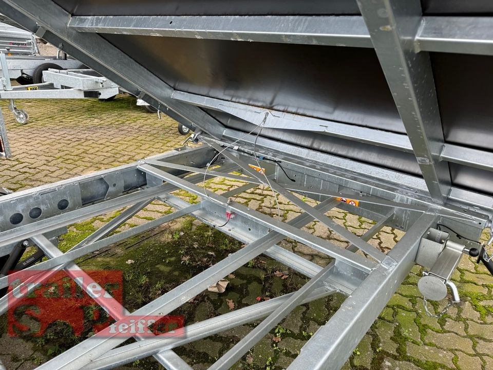 Tageszulassung Saris K3 406 204 3500 2 B E - 3500 kg Blattferdern - 3 Seitenkipper - mit Elektropumpe + Not + Staukiste + Stützen in Achim