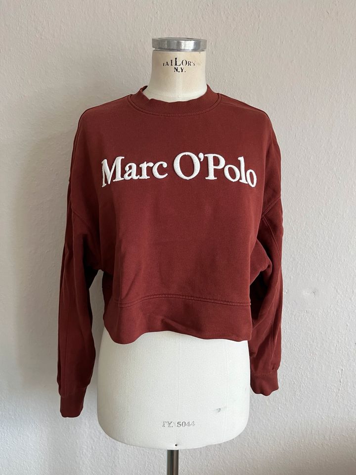 Marc O Polo Sweater Sweatshirt Braun Langarm Stickerei in Köln