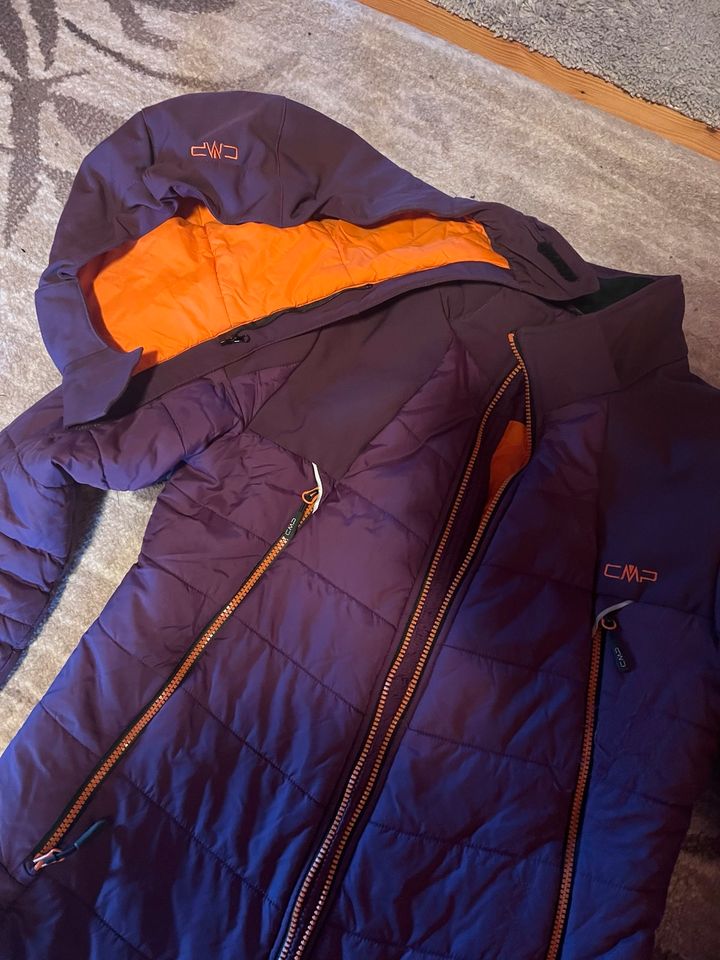 CMP Winterjacke Gr. 42 lila orange warm in St. Georgen